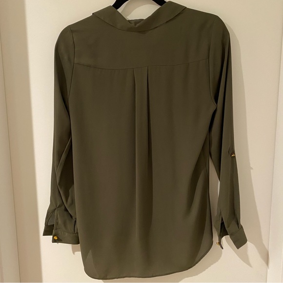 Primark Army Green Blouse - Picture 2 of 3